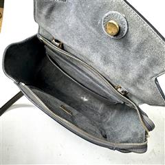 Celine Micro Belt Bag Gray Leather Handbag Shoulder Crossbody